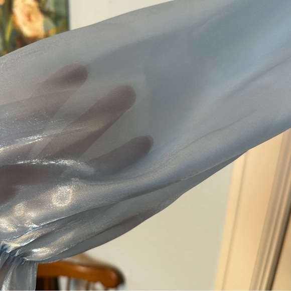 Midnight Doll Dress Blue Pastel Open Back with Bows Prom Wedding Easter Size L - Picture 8 of 15